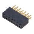 Konektor: kolíkové zásuvka PIN: 14 2,54mm zlacený THT zásuvka