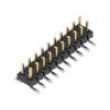 Konektor: kolíkové vidlice PIN: 20 2mm zlacený SMT svislý
