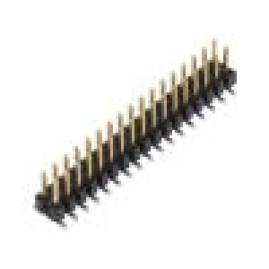 Konektor: kolíkové vidlice PIN: 34 2,54mm zlacený SMT svislý