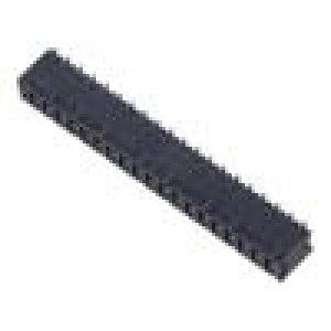 Konektor: kolíkové zásuvka PIN: 40 2,54mm zlacený SMT zásuvka