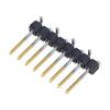 Konektor: kolíkové vidlice PIN: 8 2,54mm zlacený SMT svislý