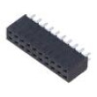 Konektor: kolíkové zásuvka PIN: 14 2,54mm zlacený THT zásuvka