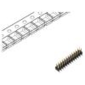 Konektor: kolíkové vidlice PIN: 26 2,54mm zlacený SMT svislý