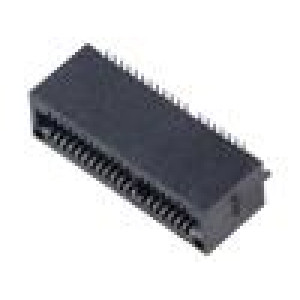 Konektor: na hranu PIN: 40 1mm zlacený SMT na PCB