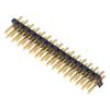 Konektor: kolíkové vidlice PIN: 15 2,54mm zlacený THT přímý