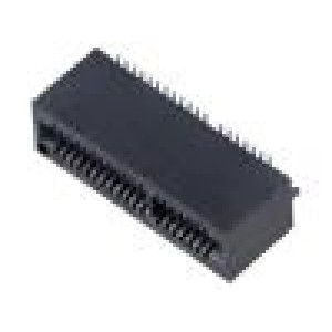 Konektor: na hranu PIN: 40 1mm gold flash SMT na PCB