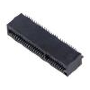 Konektor: na hranu PIN: 60 1mm zlacený SMT na PCB