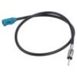 Kabel 0,5m DIN vidlice,Fakra zásuvka černá přímý