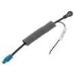 Kabel Fakra vidlice,ISO vidlice černá přímý 0,25m