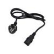 Kabel 3x0,75mm2 CEE 7/7 (E/F) úhlová vidlice,IEC C13 zásuvka