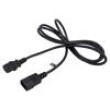 Kabel 3x0,75mm2 IEC C13 zásuvka,IEC C14 vidlice PVC 1,8m