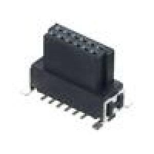 Konektor: plošný spoj-plošný spoj zásuvka PIN: 12 1,27mm SMT