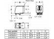 Konektor RJ45 zásuvka 8 PIN se zajištěním panel stop THT