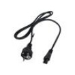 Kabel 3x0,75mm2 CEE 7/7 (E/F) vidlice,IEC C5 zásuvka PVC