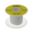 Kabel drát OFC 24AWG kynar 460 bílá 300V 100m