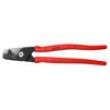 Cutters cutting with step cut 229mm Blade: about 56 HRC