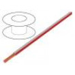 Kabel LgY licna Cu 0,35mm2 PVC bílo-červená 300/500V