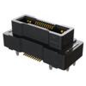 Konektor: plošný spoj-plošný spoj zásuvka PIN: 24(4+20) 0,5mm