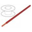 Kabel LgY licna Cu 0,75mm2 PVC červená 300/500V