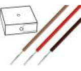 Kabel H05V-K, UL1063 licna Cu 0,5mm2 PVC červená 450/700V