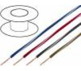 Kabel X05V-K licna Cu 0,75mm2 PVC modro-červená 300/500V