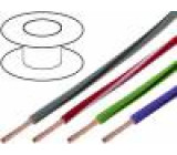 Kabel X05V-K licna Cu 1,5mm2 PVC černo-bílá 450/750V
