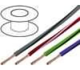 Kabel X05V-K licna Cu 1,5mm2 PVC fialovo-bílá 450/750V