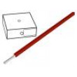 Kabel SiD drát Cu 0,5mm2 silikon červená -60-180°C 300/500V