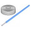 Kabel SiF licna Cu 6mm2 silikon modrá -60-180°C 500V