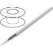 Kabel koaxiální RG59BU-F 1x75Ω drát Cu PVC bílá