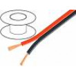 Kabel reproduktorový 2x1,5mm2 licna OFC černo-červená 100m