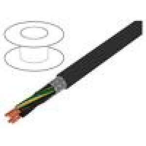 Vodič ÖLFLEX® CLASSIC 115 CY BK 4G2,5mm2 PVC černá 300V,500V