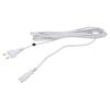 Kabel 2x0,75mm2 CEE 7/16 (C) vidlice,IEC C7 zásuvka PVC 5m