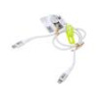 Kabel USB 2.0 vidlice Apple Lightning,USB C vidlice 0,5m