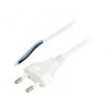 Kabel 2x0,75mm2 CEE 7/16 (C) vidlice,vodiče PVC 2,5m bílá