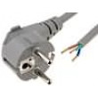 Kabel 3x1,5mm2 CEE 7/7 (E/F) úhlová vidlice,vodiče PVC 5m