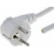 Kabel 3x1,5mm2 CEE 7/7 (E/F) úhlová vidlice,vodiče PVC 5m