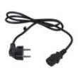 Kabel 3x0,75mm2 CEE 7/7 (E/F) úhlová vidlice,IEC C13 zásuvka