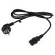 Kabel 3x0,75mm2 CEE 7/7 (E/F) úhlová vidlice,IEC C13 zásuvka