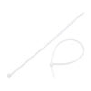 Cable tie lumiscent L: 250mm W: 3.6mm white polyamide