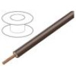 Vodič lanko Cu 1mm2 PVC hnědá 1000V 100m Třída: 6 1x1mm2