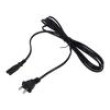 Kabel 2x18AWG IEC C7 zásuvka,NEMA 1-15 (A) vidlice PVC 3m
