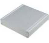 Krabička s panelem AKG X:105mm Y:100mm Z:22mm hliník šedá