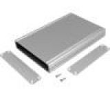 Krabička s panelem AKG X:105mm Y:160mm Z:22mm hliník šedá