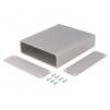 Krabička s panelem AKG X:105mm Y:120mm Z:30mm hliník šedá