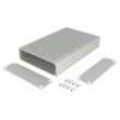 Krabička s panelem AKG X:105mm Y:160mm Z:30mm hliník šedá