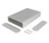 Krabička s panelem AKG X:105mm Y:160mm Z:30mm hliník šedá