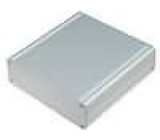 Krabička s panelem AKG X:105mm Y:100mm Z:34mm hliník šedá