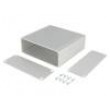 Krabička s panelem AKG X:105mm Y:100mm Z:38mm hliník šedá