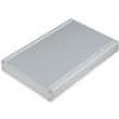 Krabička s panelem AKG X:33mm Y:100mm Z:16mm hliník šedá